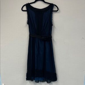 Moulinette Soeurs Sheer Overlay Dress Anthropologie